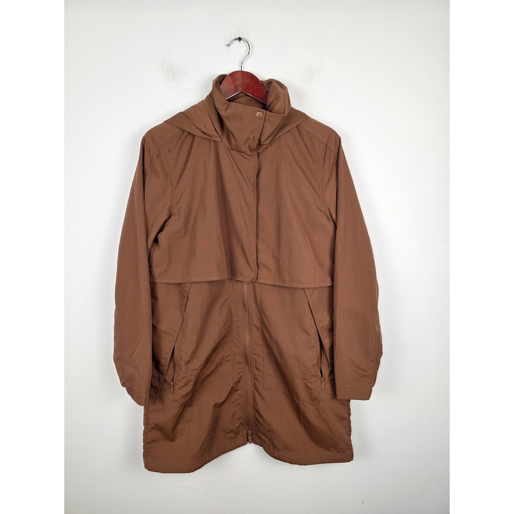 Lululemon‎ Always Effortless Long Jacket Roasted Brown LW4BW9S Womens 6